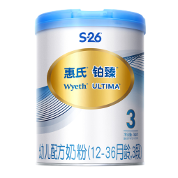 惠氏铂臻（Wyeth ULTIMA）S-26幼儿配方奶粉3段780g瑞士原装进口1-3岁 6罐