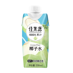 佳果源100%椰子水 马来西亚进口NFC椰青果汁330ml&500ml装 NFC椰子水330ml*6瓶