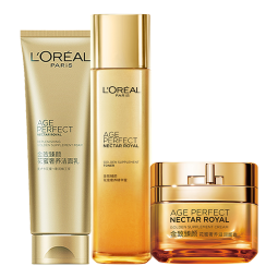 欧莱雅（LOREAL）套装礼盒金致臻颜花蜜松露肌活紧致补水保湿淡纹化妆品母亲节礼物 ②金致臻颜花蜜奢养礼盒5件套