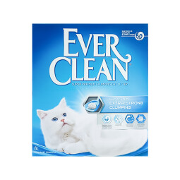 铂钻原装进口 EverClean铂钻欧版膨润土猫砂除臭活性炭小蓝盒5.4kg/6L