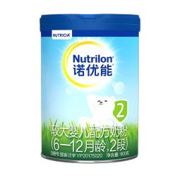 诺优能（Nutrilon）【撩客服享裸价】PRO较大婴儿配方奶粉2段（6-12月龄）900g 铁罐