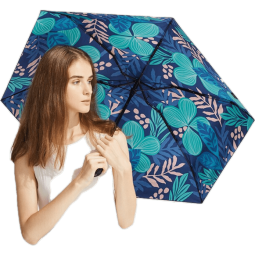蕉下（beneunder）太阳伞防晴雨两用遮阳伞女户外折叠伞轻巧便携 繁叶/五折