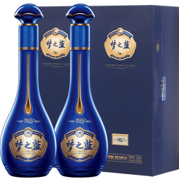 洋河梦之蓝M6+ 蓝色经典 绵柔浓香型  52度550mL2瓶装白酒