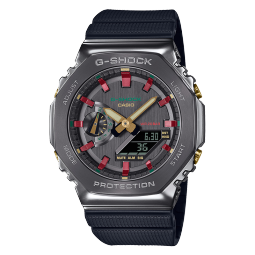 CASIO G-SHOCK手表时尚八边形设计防水圣诞主题腕表礼盒 GM-2100CH-1ADR