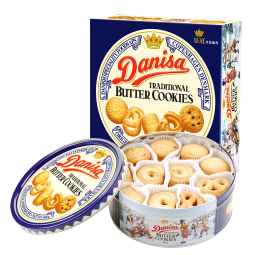 皇冠（danisa）丹麦曲奇饼干368g 休闲儿童零食早餐 印尼进口食品