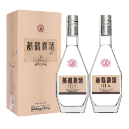 黄鹤楼酒 经典H6 53度500ml*2瓶清香型白酒 双瓶装含礼袋【周五粉丝日】