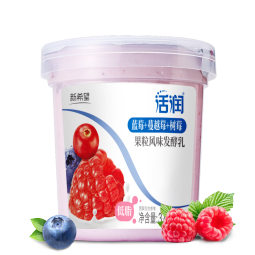 新希望 低脂活润大果粒 蓝莓+蔓越莓+树莓 370g*2 风味发酵乳酸奶酸牛奶