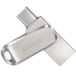 闪迪(SanDisk) 1TB Type-C USB3.1 手机电脑U盘DDC4 读速150MB/s 全金属双接口 大容量加密 办公多功能优盘