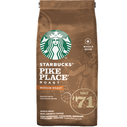 星巴克（Starbucks） 咖啡豆200g袋装 阿拉比卡进口手冲美式无蔗糖咖啡 Pike Place咖啡豆*2袋