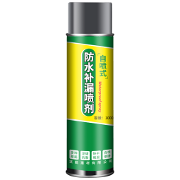 沃特浦 屋顶防水补漏喷剂房顶外墙防水涂料房屋防漏水喷雾材料漆楼顶堵漏王裂缝自喷式防水胶 【买1瓶送1瓶】灰色1000ml+工具+抗裂布