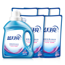 蓝月亮【精选主推】洗衣液套装 机洗手洗  薰衣草香洗衣液  14斤（2kg瓶+1kg袋*5）