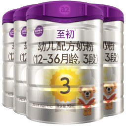 A2至初3段奶粉 幼儿配方奶粉 12-36月龄适用 新西兰进口 850g/罐 4罐【新国标新升级】