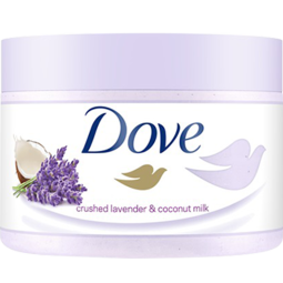 多芬(Dove)薰衣草身体磨砂膏298g  保湿滋润 全身清洁去角质