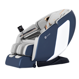 摩摩哒（momoda）4D按摩椅家用精钢机芯全身太空舱老人全自动电动智能SL导轨多功能零重力健康检测沙发椅送父母礼物 升级款M810底蕴蓝【豪华尊享】【 入门优