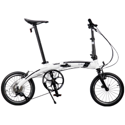 大行（DAHON）公路折叠自行车16英寸9速铝合金运动男女便携单车PAA693 AIR云白【带马甲线】