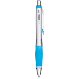 三菱（uni）摇摇出芯自动铅软胶笔握学生活动铅笔M5-617GG 0.5mm银杆蓝 1支装