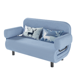 星奇堡 沙发床两用可折叠多功能双人折叠床单人家用客厅小户型 80宽灰色升级款(带抱枕)