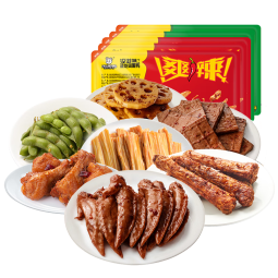周黑鸭锁鲜 鸭货素菜多口味选择 武汉特产即食卤味 卤鸭翅125g