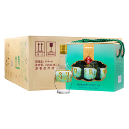 文君酒 白酒 小酒版 45度情怀装 浓香型 剑南春集团宴请送礼 45%vol 125mL 6瓶 礼盒装