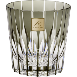KAGAMI日本进口万华镜星芒杯切子水晶玻璃威士忌酒杯洛克洋酒杯生日礼物