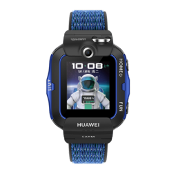 华为儿童手表 4X 新耀款华为手表智能手表支持儿童微信电话星云蓝