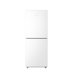 美的（Midea）白色双开门小冰箱租房宿舍低音小型节能家用省电冰箱大冷冻力MR-189E 白色小冰箱