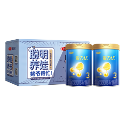 三元奶粉礼盒 爱力优幼儿配方奶粉3段（12-36月龄）800g*2罐