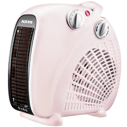 奥克斯（AUX）暖风机取暖器办公室电暖气家用节能台式电暖器热风机200A2 香槟色-双温控【过热保护+智能恒温】