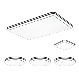 雷士（NVC）LED吸顶灯 智控客厅超薄AI调光灯具现代简约风格卧室灯饰 