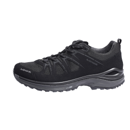 LOWA 德国越野跑鞋户外防水低帮鞋运动鞋INNOX EVO GTX 男款 L310611 黑色/黑色 42