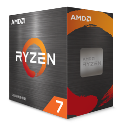AMD 锐龙 台式机 CPU 处理器 AM4接口 R7 5700X 盒装CPU