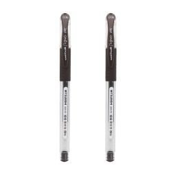 三菱（uni）UM-151财务中性笔 0.38mm签字笔 学生彩色水笔啫喱笔(替芯UMR-1) 啡色 1支/袋