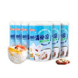 南国 海南特产 清补凉  绿豆玉米 椰奶 椰汁植物蛋白谷物 280g*6罐