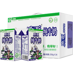 欧亚大理高原全脂纯牛奶250g*24盒 绿色食品认证 250g*24盒