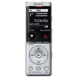 索尼（SONY）录音笔ICD-UX570F 4GB 银色 智能降噪升级款 专业线性录音棒 商务学习采访支持内录