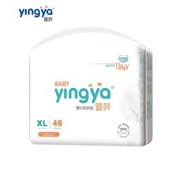 婴芽（YINGYA）拉拉裤XL码2包92片【11-13.5kg】婴儿超薄干爽尿不湿透气尿裤