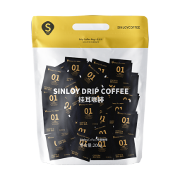 sinloy 辛鹿挂耳咖啡 美式黑咖啡 意式浓香醇厚低酸 新鲜烘焙20杯 200g