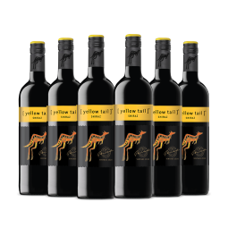 黄尾袋鼠（Yellow Tail）世界系列红酒 西拉红葡萄酒 750ml*6 整箱装