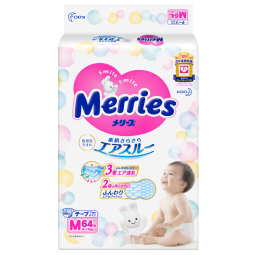 花王（Merries）妙而舒婴儿尿不湿|拉拉裤 纸尿裤M64片