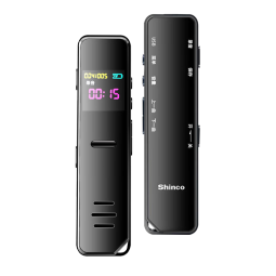 新科（Shinco）录音笔32G大容量专业录音器A02 高清降噪超长录音 商务办公会议培训学习录音设备 黑色