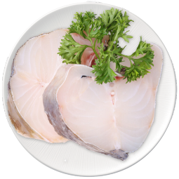 禧美海产 冷冻大西洋真鳕鱼段500g/袋 4-7块 带皮切段 生鲜 海鲜水产