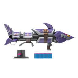 孩之宝（Hasbro）NERF热火 儿童软弹玩具枪户外英雄联盟金克丝鱼骨头发射器 F9850