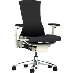 赫曼米勒（HERMAN MILLER）Embody座椅Balance织物 人体工学座椅电脑椅 纯黑色【7天内发货】