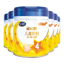 飞鹤（FIRMUS） 星飞帆4段3-6岁儿童配方牛奶粉 750g*6罐