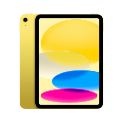 Apple/苹果 iPad(第 10 代)10.9英寸平板电脑 2022年款(256GB WLAN版/学习办公娱乐/MPQA3CH/A)黄色