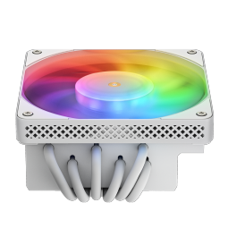 乔思伯 (JONSBO) HX6200D 白色 下压式CPU风冷散热器（6热管/PWM智能温控/5V幻彩神光同步/暴力熊硅脂）