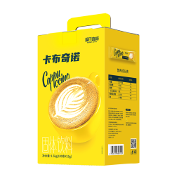 摩氏 卡布奇诺咖啡 速溶咖啡粉 三合一 特浓原味奶咖1.5kg(15g*100条)