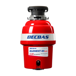 贝克巴斯 BECBAS E60PRO 厨余垃圾处理器全自动进水调速关机 鸿蒙家居智联