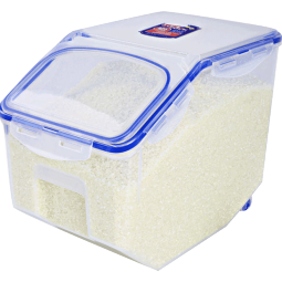 乐扣乐扣（LOCK&LOCK）米桶 塑料储物米箱12升装（可容纳10kg大米）带滑轮赠量杯 HPL510