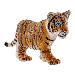 思乐（Schleich S）仿真动物模型 老虎14729狮子狼豹白虎猞猁小动物儿童玩具摆件手办 老虎幼崽玩具14730